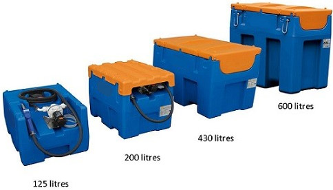 mobile adblue tank, adblue storage tank, adblue pump